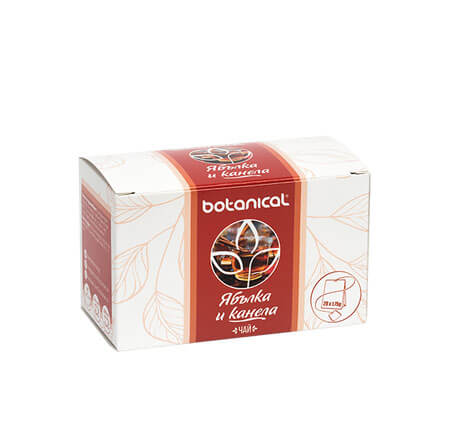 Botanical Tea Apple and Cinnamon Carton of 20 teabags
