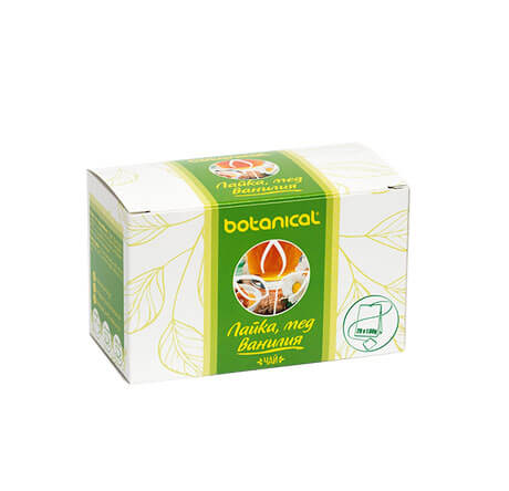 Botanical Tea Chamomile Honey and Vanilia Carton of 20 teabags