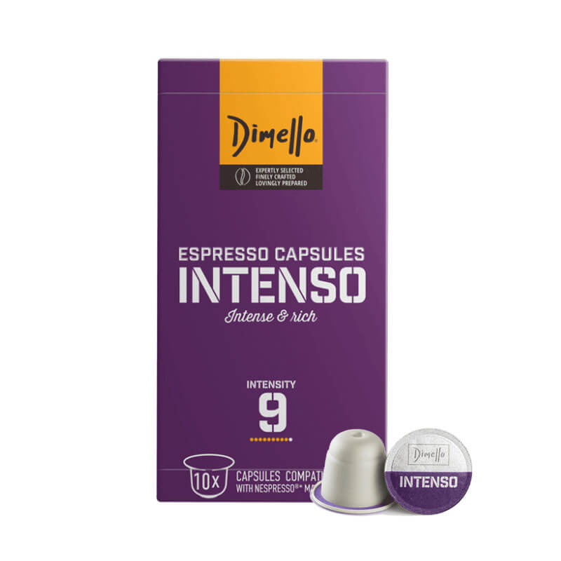 Dimello Intenso Nespresso Compatible Capsules Box of 10 qty