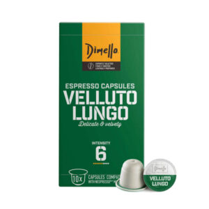 Dimello Velluto Lungo Nespresso Compatible Capsules Box of 10 qty