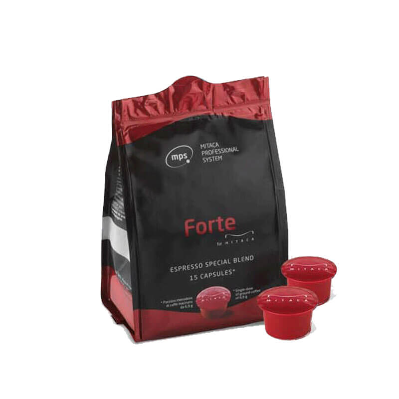 Mitaca MPS Capsules Forte 50% Arabica 50% Robusta Bag of 15 qty