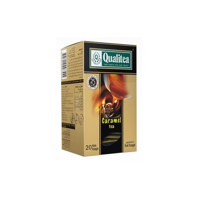 Qualitea Tea Caramel tea box 20 tea bag